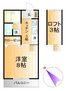 Toshi-Heights A【2階】の間取り