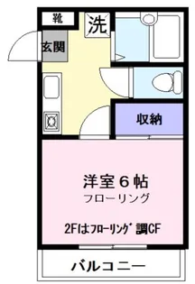 北野貳番館【2階】の間取り