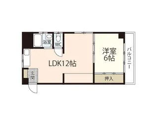 府中城ケ丘ビル【2階】の間取り