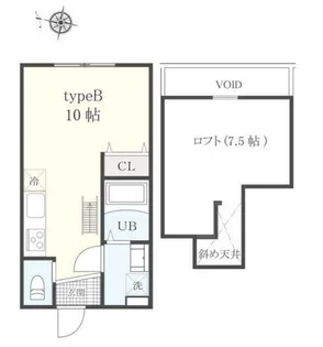 アーリーガーデン横濱山手2【2階】の間取り
