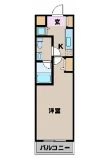 カスタリア蔵前【13階】の間取り