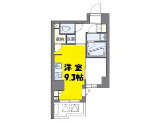東京都中央区新富1【マンション】の間取り