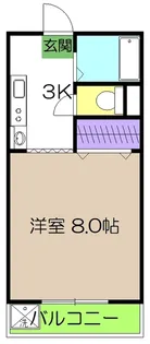 マザーグース&M・K【3階】の間取り