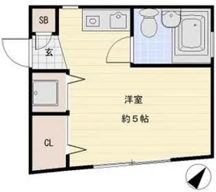 モンテローザ【1階】の間取り