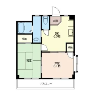 シャルマンドミール【2階】の間取り