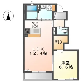 エスペランス イワタ【1階】の間取り