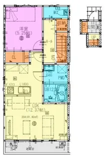 東京都多摩市和田【アパート】の間取り