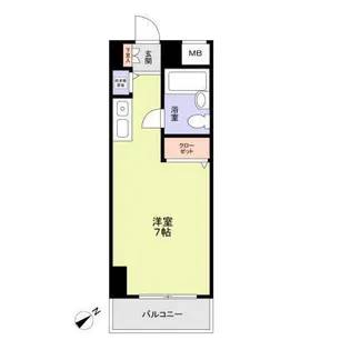 ウインザーパレス川口【5階】の間取り