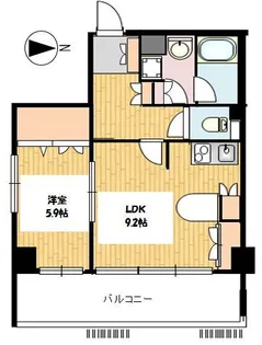 CLEAN HILLS【4階】の間取り