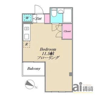 アメニティヴィレッジ所沢【3階】の間取り