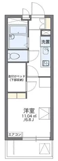 レオパレス丸岡【1階】の間取り