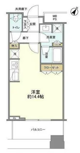 ル・サンク大崎ウィズタワー【4階】の間取り
