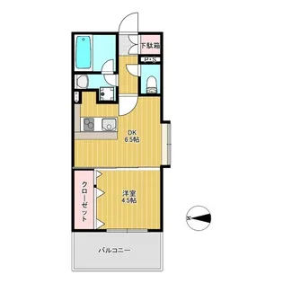 ピュアナ弓ノ町【8階】の間取り