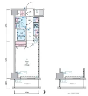 ジェノヴィア蒲田IIIスカイガーデン【2階】の間取り