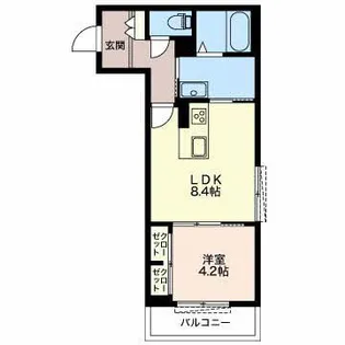 Morgenrot(モルゲンロート)【3階】の間取り