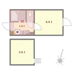 ノーザンロード志茂【3階】の間取り