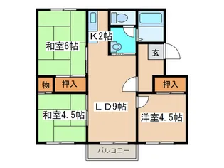 レジデンス37【3階】の間取り