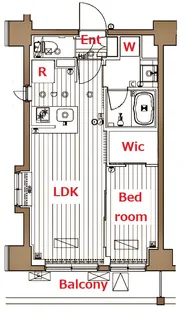 ガーラ・プレシャス横浜鶴見【5階】の間取り