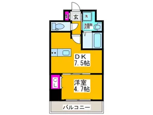 クローバーメゾン我孫子【3階】の間取り