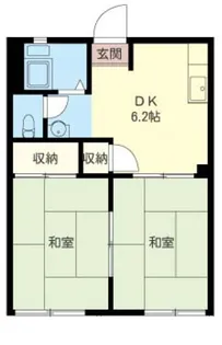 ヴィラウィングス【1階】の間取り