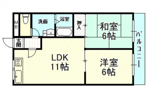 マンション平次【2階】の間取り