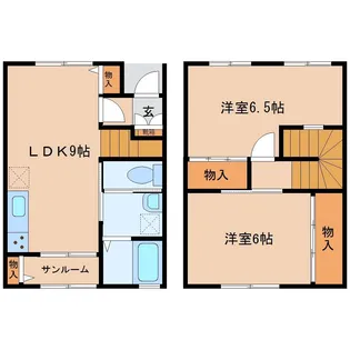 スライヴ清水町II・IIIの間取り