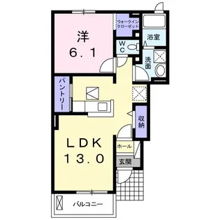 ルーチェ パチェ【1階】の間取り