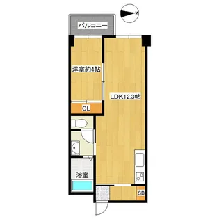SUNEASTビル【4階】の間取り