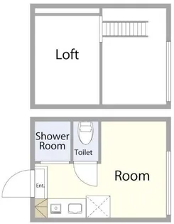 ピーシーエー弁天町(PCA弁天町)【2階】の間取り