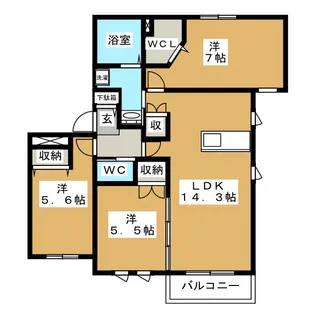 NOCE (ノーチェ)【2階】の間取り