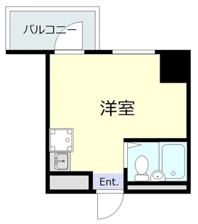 トップルーム新宿公園第2【2階】の間取り