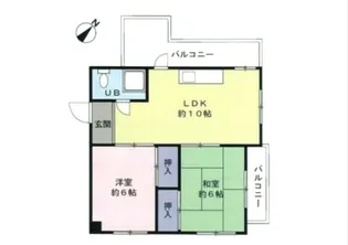 信濃町日鉄マンション【1階】の間取り