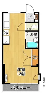 学生第一コーポ【2階】の間取り
