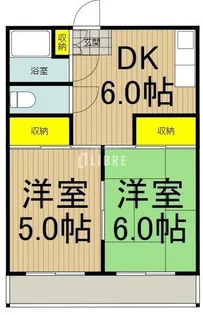 コーポクリハラ【2階】の間取り