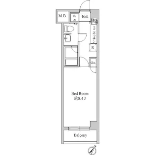 ソレイユ鶴瀬【3階】の間取り