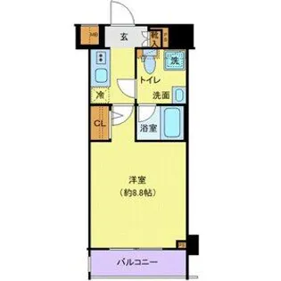 ジェノヴィア武蔵関公園スカイガーデン【5階】の間取り