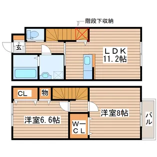 ボンヌ・シャンスK・H-0の間取り