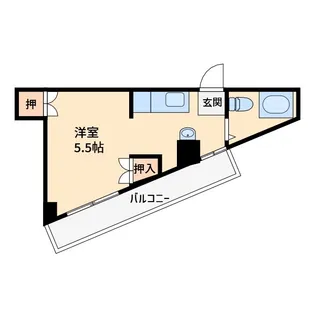 シャトレー堀切【2階】の間取り