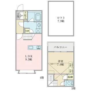 The Waseda Residenceの間取り