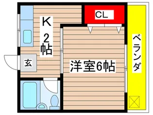 コ-ポ東海【2階】の間取り