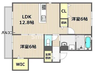 グレイスTATSUMI【2階】の間取り