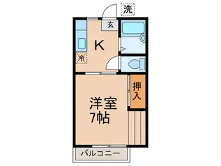 メゾンIS【2階】の間取り