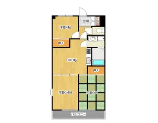 ウィンベルコーラス相模原第2【2階】の間取り