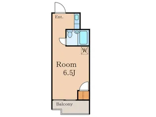 アンバサダー六本木【6階】の間取り