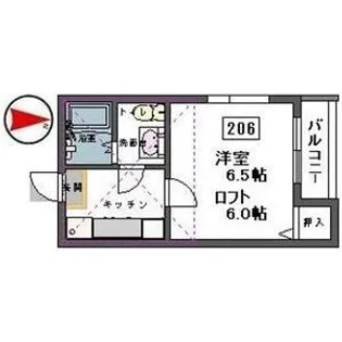 stage中田I(ステージナカダ)【2階】の間取り