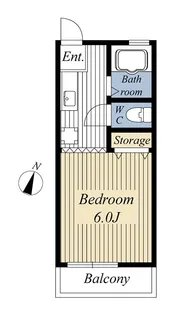 プリシード松原【1階】の間取り