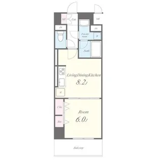 パルファン ドゥ ジョア【1階】の間取り