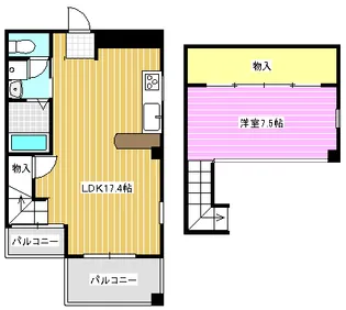 パームサイドビラ2【8階】の間取り