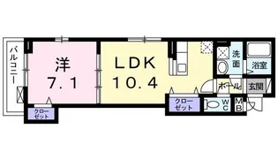 シュヴァル・マラン【1階】の間取り