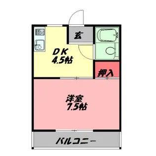 コトブキマンション【2階】の間取り